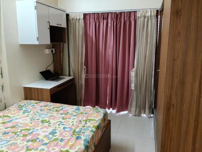Bedroom Image of 760 Sq.ft 2 BHK Apartment / Flat for rent in Puraniks Aldea, Mahalunge Pune for Rs. 50000