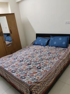 Bedroom Image of 900 Sq.ft 2 BHK Apartment / Flat for rent in Pacifica Reflections, Vaishno Devi Circle Ahmedabad for Rs. 32000