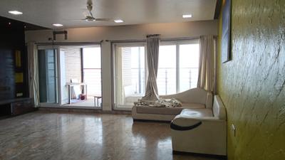 Living Room Image of 1700 Sq.ft 3 BHK Apartment / Flat for rent in Swaraj Queensbay, Kopar Khairane Navi Mumbai for Rs. 75000