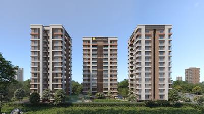 Image of 1336 Sq.ft 2 BHK Apartment / Flat for sale in Northern Infinity, Adajan Gam, Surat for Rs. 6200000