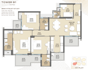 3.5 BHK Flat