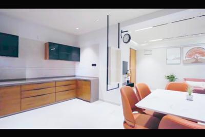 Kitchen Image of 1800 Sq.ft 3 BHK Apartment / Flat for sale in Tulsi Paradise, Sughad Gandhinagar for Rs. 8000000