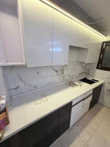 Kitchen Image of 390 Sq.ft 1 BHK Builder Floor for rent in Rajpur New Delhi for Rs. 14500