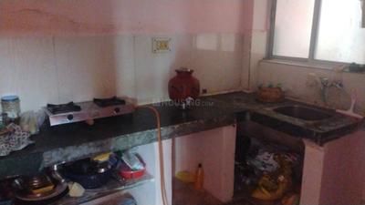 Kitchen Image of 450 Sq.ft 1 BHK Apartment / Flat for rent in Khatiwala Tank Indore for Rs. 8500