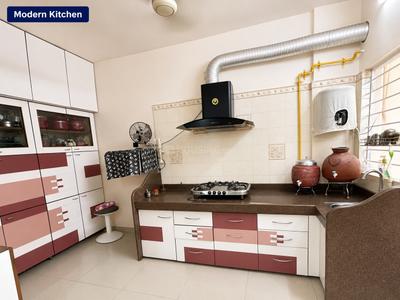 Kitchen Image of 2000 Sq.ft 3 BHK Penthouse for sale in  Gangotri Apartments, Vastrapur Ahmedabad for Rs. 9500000
