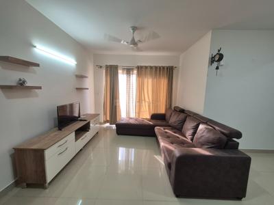 Living Room Image of 1055 Sq.ft 2 BHK Apartment / Flat for rent in Kolte Patil Raaga, Kannuru Bengaluru for Rs. 35000