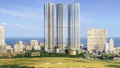 Image of 1950 Sq.ft 3 BHK Apartment / Flat for rent in Piramal Mahalaxmi, Worli, Mumbai for Rs. 360000