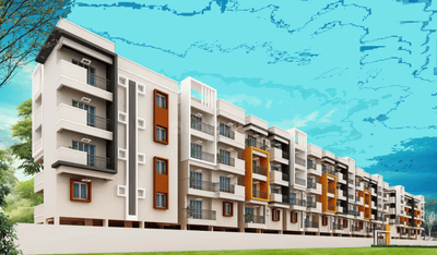 Image of 1195 Sq.ft 2 BHK Apartment / Flat for sale in Sri Sathvik Nandanam, C V Raman Nagar, Bengaluru for Rs. 14000000