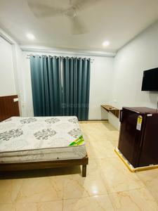 Bedroom Image of 600 Sq.ft 1 RK Builder Floor for rent in Sector 52 Gurgaon for Rs. 18000