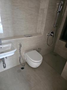 Common Bathroom Image of 1250 Sq.ft 3 BHK Apartment / Flat for sale in Adani Ten BKC, Bandra East Mumbai for Rs. 64800000