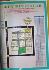 Image of 1200 Sq.ft Residential Plot / Land for sale in Gudalur, Chennai for Rs. 3400000