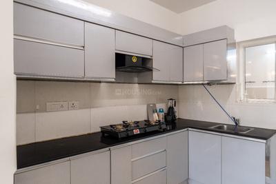 Kitchen Image of 2000 Sq.ft 3 BHK Apartment / Flat for rent in Vajram Esteva, Bellandur Bengaluru for Rs. 130000