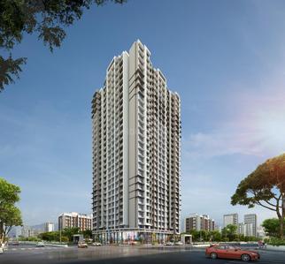Image of 880 Sq.ft 2 BHK Apartment / Flat for sale in Sai Sai Shrushti Leela Phase V, Mothi Desai Gaon, Thane for Rs. 5400000
