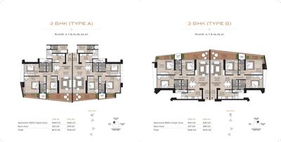 Image of 2356 Sq.ft 3 BHK Apartment / Flat for sale in Evos Alchemy, Raghunathpur, Bhubaneswar for Rs. 19800000