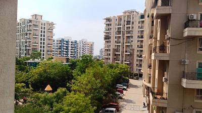 Balcony Image of 1100 Sq.ft 2 BHK Apartment / Flat for rent in Nyati Elan, Wagholi Pune for Rs. 23000