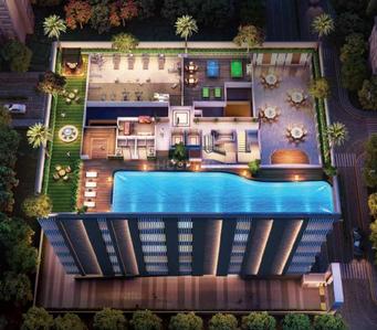 Image of 1278 Sq.ft 2 BHK Apartment / Flat for sale in Pacific One Pyramid, Airoli, Navi Mumbai for Rs. 19500000