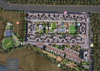 Image of 990 Sq.ft 2 BHK Apartment / Flat for sale in Gini Vivante, Kiwale, Pune for Rs. 7000000