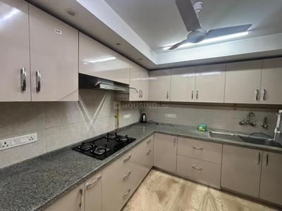 Kitchen Image of 1800 Sq.ft 3 BHK Builder Floor for rent in Jangpura New Delhi for Rs. 150000