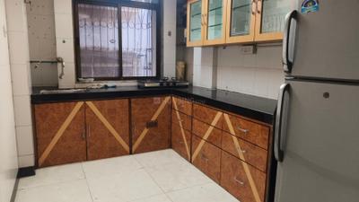Kitchen Image of 950 Sq.ft 2 BHK Apartment / Flat for rent in Nerul Navi Mumbai for Rs. 42000
