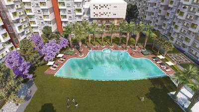 Image of 658 Sq.ft 1 BHK Apartment / Flat for sale in Sattva Park Cubix, Devanahalli, Bengaluru for Rs. 5900000