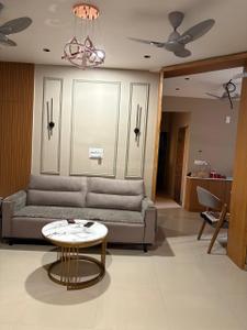 Living Room Image of 1200 Sq.ft 2 BHK Apartment / Flat for sale in Aroma Tirupati Aakruti Greenz, Chharodi Ahmedabad for Rs. 8000000