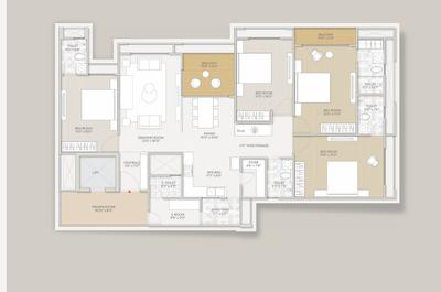 Image of 3000 Sq.ft 4 BHK Apartment / Flat for sale in Turquoise Re 45, Shantipura, Ahmedabad for Rs. 16500000