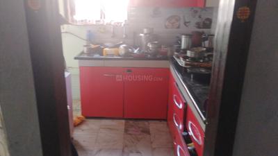 Kitchen Image of 650 Sq.ft 2 BHK Apartment / Flat for rent in Khatiwala Tank Indore for Rs. 16000