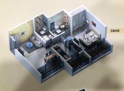 Image of 1050 Sq.ft 2 BHK Apartment / Flat for sale in Umiya Oasis, Mira Road East, Mira Bhayandar for Rs. 9600000