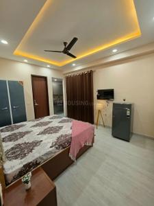 Bedroom Image of 400 Sq.ft 1 RK Builder Floor for rent in Sector 52 Gurgaon for Rs. 15000