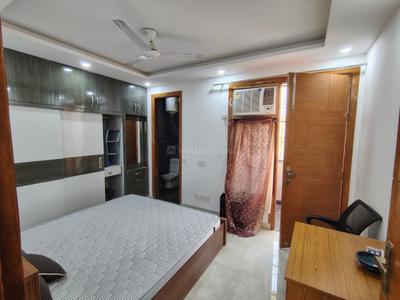 Bedroom Image of 650 Sq.ft 1 BHK Builder Floor for rent in Swaraj Homes RWA A Block Malviya Nagar, Malviya Nagar New Delhi for Rs. 40000