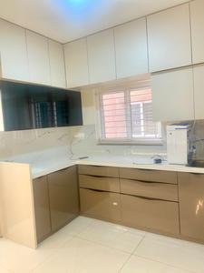 Kitchen Image of 1680 Sq.ft 3 BHK Apartment / Flat for rent in Brigade Cornerstone Utopia, Varthur Bengaluru for Rs. 70000