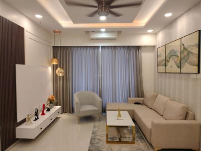 Living Room Image of 1460 Sq.ft 3 BHK Apartment / Flat for rent in Rosa Manhattan, Hiranandani Estate Thane for Rs. 78000