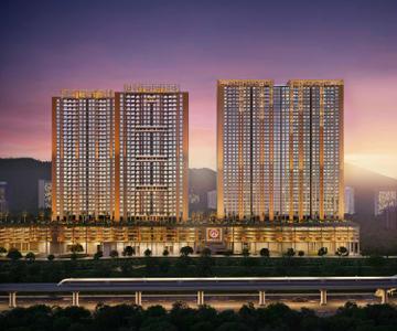 Image of 751 Sq.ft 2 BHK Apartment / Flat for sale in Ajmera Manhattan Building 3A And 3B, Wadala East, Mumbai for Rs. 30500000