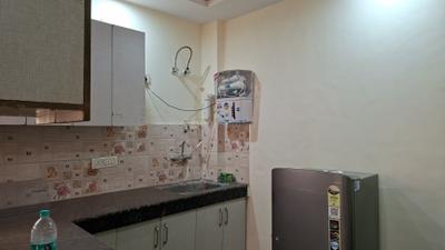 Kitchen Image of 480 Sq.ft 1 BHK Apartment / Flat for rent in Chhattarpur New Delhi for Rs. 17000