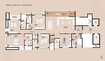 Image of 3397 Sq.ft 4.5 BHK Apartment / Flat for sale in Sadguru Nagar, Nashik for Rs. 30233300
