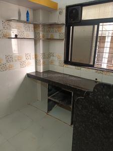 Kitchen Image of 360 Sq.ft 1 RK Builder Floor for rent in Airoli Navi Mumbai for Rs. 12000