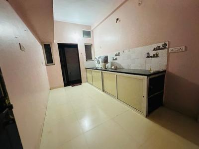 Kitchen Image of 500 Sq.ft 1 BHK Builder Floor for rent in Mahalakshmi Nagar Indore for Rs. 15000