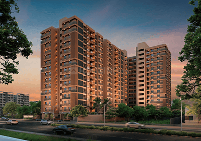 Image of 1102 Sq.ft 3 BHK Apartment / Flat for sale in Shree Kalash, Tragad, Ahmedabad for Rs. 7140000