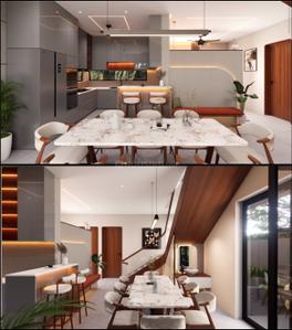 Hall Image of 3500 Sq.ft 5 BHK Independent House for sale in Puthenkurish Kochi for Rs. 28500000