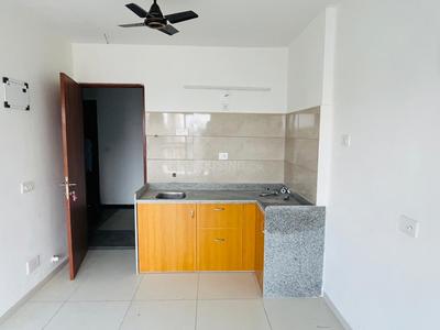 Kitchen Image of 600 Sq.ft 1 BHK Apartment / Flat for sale in Godrej Vanaangan, Jagatpur Ahmedabad for Rs. 3700000