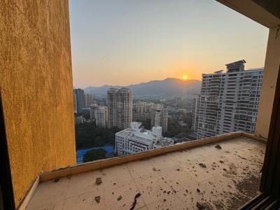 Balcony Image of 2500 Sq.ft 4 BHK Apartment / Flat for sale in Cosmos Horizon, Thane West Thane for Rs. 55000000