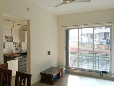 Living Room Image of 500 Sq.ft 1 BHK Apartment / Flat for rent in Cosmos Jewels, Kasarvadavali Thane for Rs. 18500