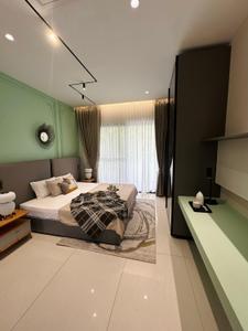 Bedroom Image of 1399 Sq.ft 3 BHK Apartment / Flat for sale in Moonglade Apartments, Narsingi Hyderabad for Rs. 10845632