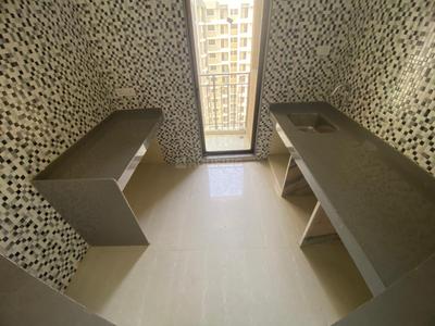 Kitchen Image of 650 Sq.ft 1 BHK Apartment / Flat for rent in Arihant 5 Anaika, Taloja Navi Mumbai for Rs. 8000