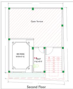 Floor Plan Image of 2010 Sq.ft 3 BHK Independent House for sale in Chitaipur Varanasi for Rs. 10500000