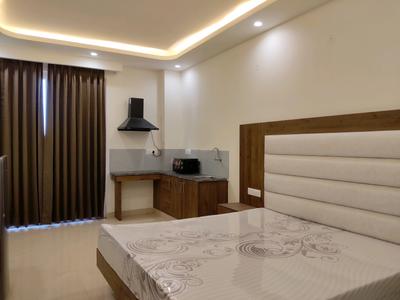 Bedroom Image of 580 Sq.ft 1 RK Builder Floor for rent in Tulip Monsella, Sector 53 Gurgaon for Rs. 26500