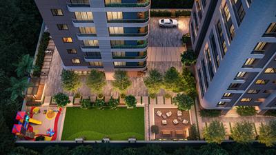 Image of 2531 Sq.ft 3 BHK Apartment / Flat for sale in Vesu, Surat for Rs. 14403921