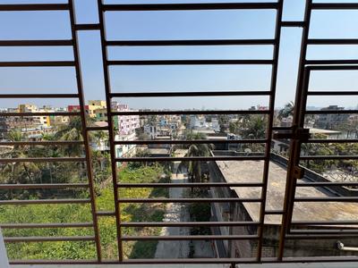 Balcony Image of 1075 Sq.ft 3 BHK Apartment / Flat for sale in Baguiati Kolkata for Rs. 3650000