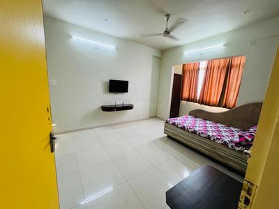 Bedroom Image of 600 Sq.ft 1 BHK Builder Floor for rent in Vijay Nagar Indore for Rs. 17999