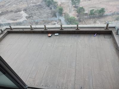 Balcony Image of 850 Sq.ft 3 BHK Apartment / Flat for rent in Runal Gateway, Ravet Pune for Rs. 45000